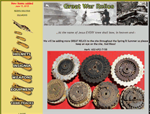 Tablet Screenshot of greatwarrelics.com